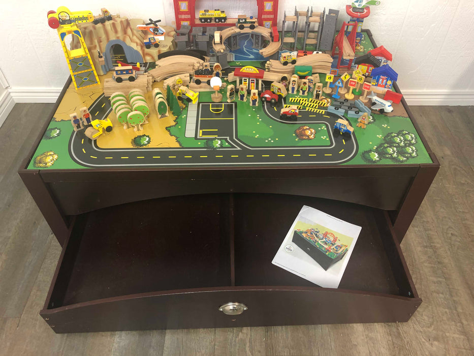 Shop KidKraft Metropolis Train Table and Set at Goodbuygears