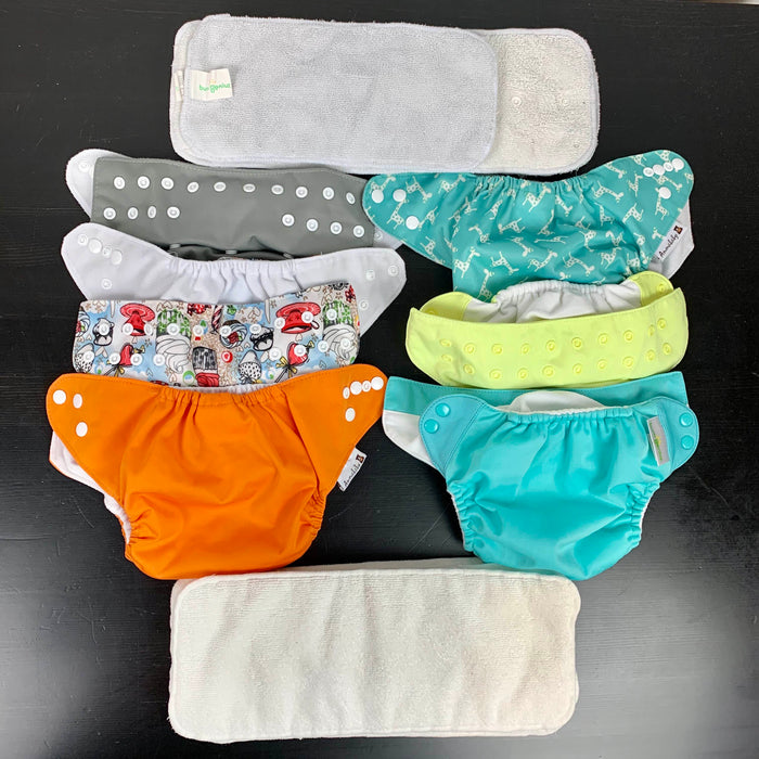 used BUNDLE Cloth Diapers