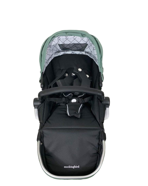 Shop Mockingbird 2nd Seat Kit 2.0, Sage, Windowpane, Silver with Black Leather at Goodbuygears
