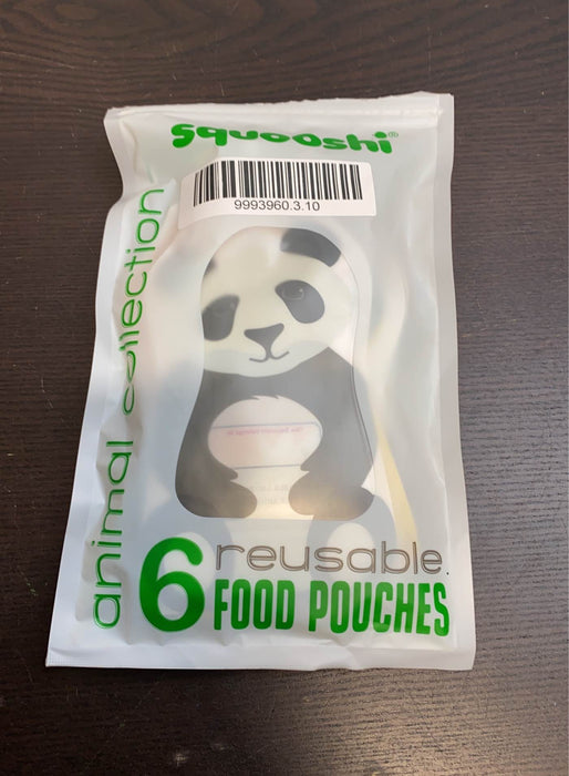 used Squooshi Reusable Food Pouches 5 oz-6 Count