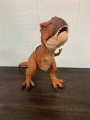 secondhand Jurassic World Thrash N Throw Tyrannosaurus Rex Figure