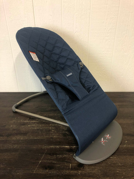 Shop BabyBjorn Bouncer Bliss, Midnight Blue, Cotton at Goodbuygears