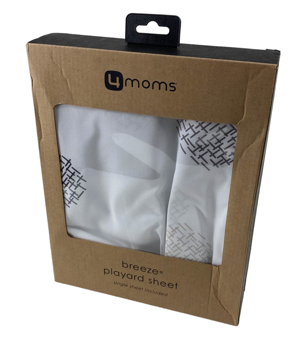 Shop 4moms Breeze Playard Sheet Bundle, 2Pack, White & Grey at Goodbuygears