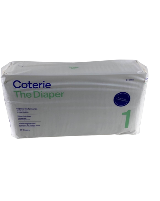 Shop Coterie Size 1 Diapers, 33 Count at Goodbuygears