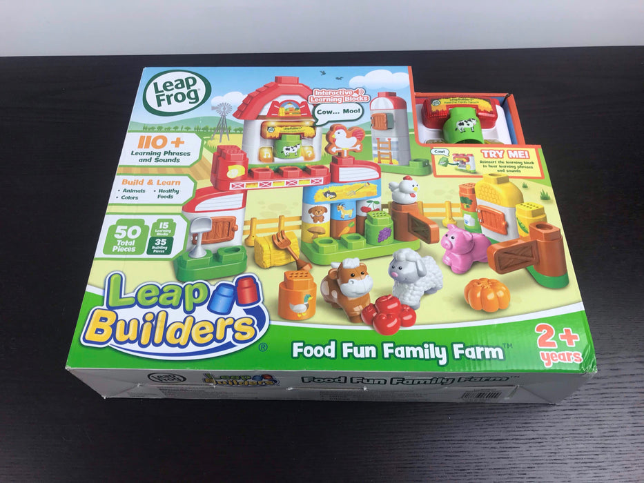 used Leap Frog Leap Builders Food Fun Family Farm