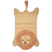 Shop Crane Baby Hand Tufted Wool Animal Shaped Rug, Lion at Goodbuygears