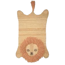 Shop Crane Baby Hand Tufted Wool Animal Shaped Rug, Lion at Goodbuygears