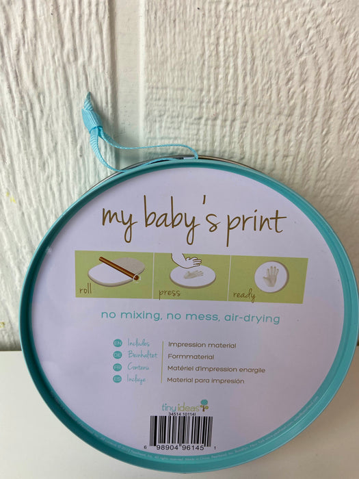 secondhand Tiny Ideas Baby Hand or Footprint Keepsake