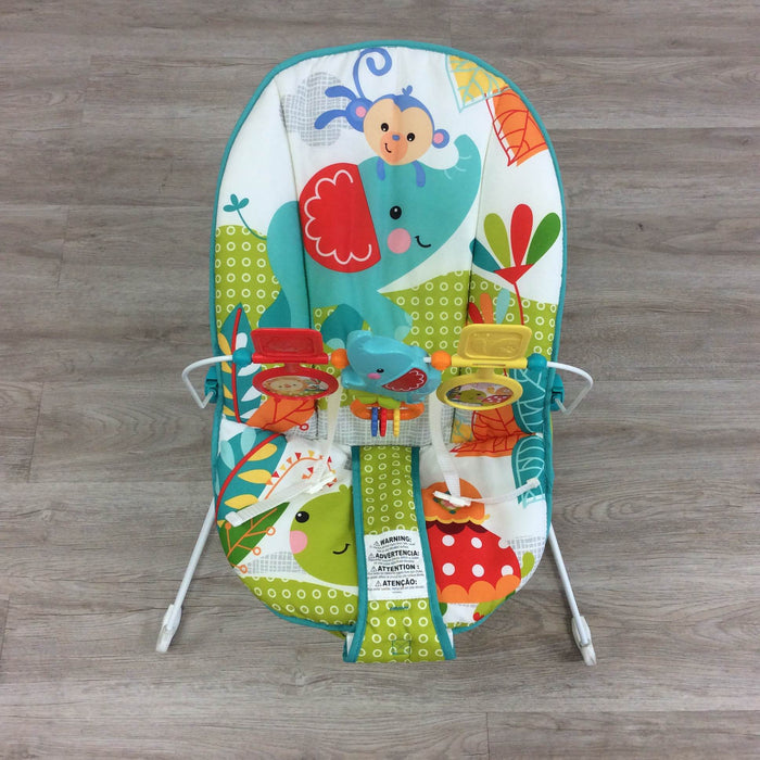 used Fisher Price Baby Bouncer, Geo Meadow