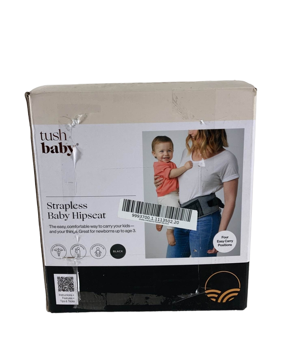 Shop TushBaby Hip Baby Carrier, Black at Goodbuygears