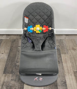 Shop BabyBjorn Bouncer Bliss, Black Cotton Classic Quilt with Toy Bar at Goodbuygears
