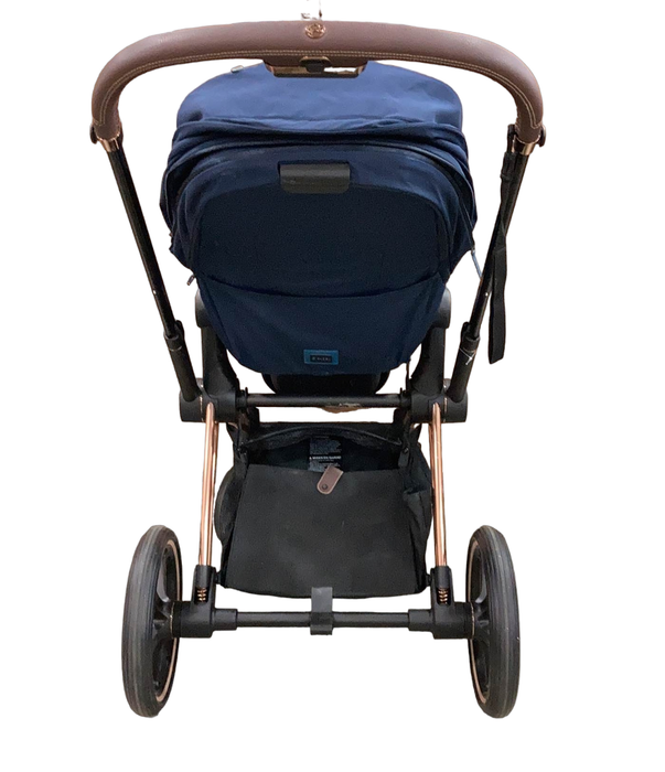Shop Cybex PRIAM Stroller, Rosegold, Nautical Blue, 2022 at Goodbuygears