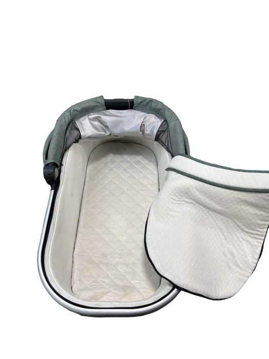 secondhand UPPAbaby Bassinet, Emmett (Green Melange)