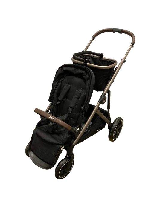 Shop Cybex Gazelle S Modular Stroller, 2022, Black Frame, Deep Black at Goodbuygears