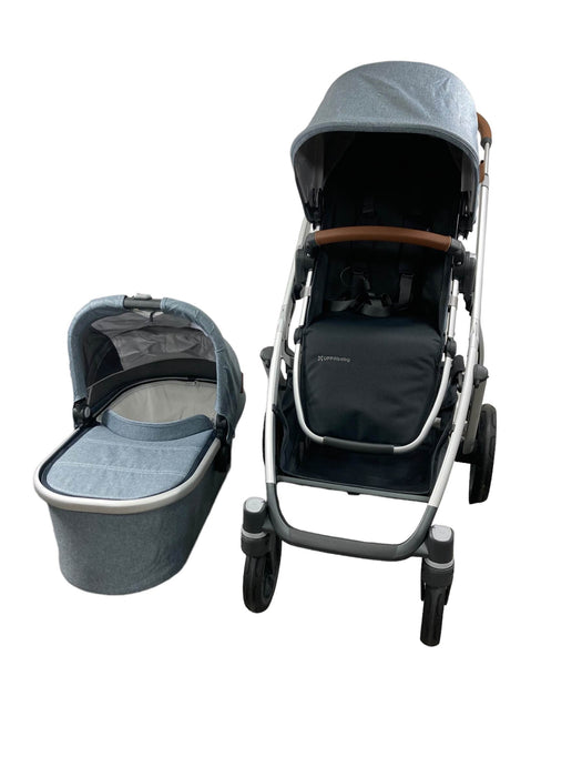 Shop UPPAbaby VISTA V2 Stroller, 2021, Gregory (Blue Melange) at Goodbuygears