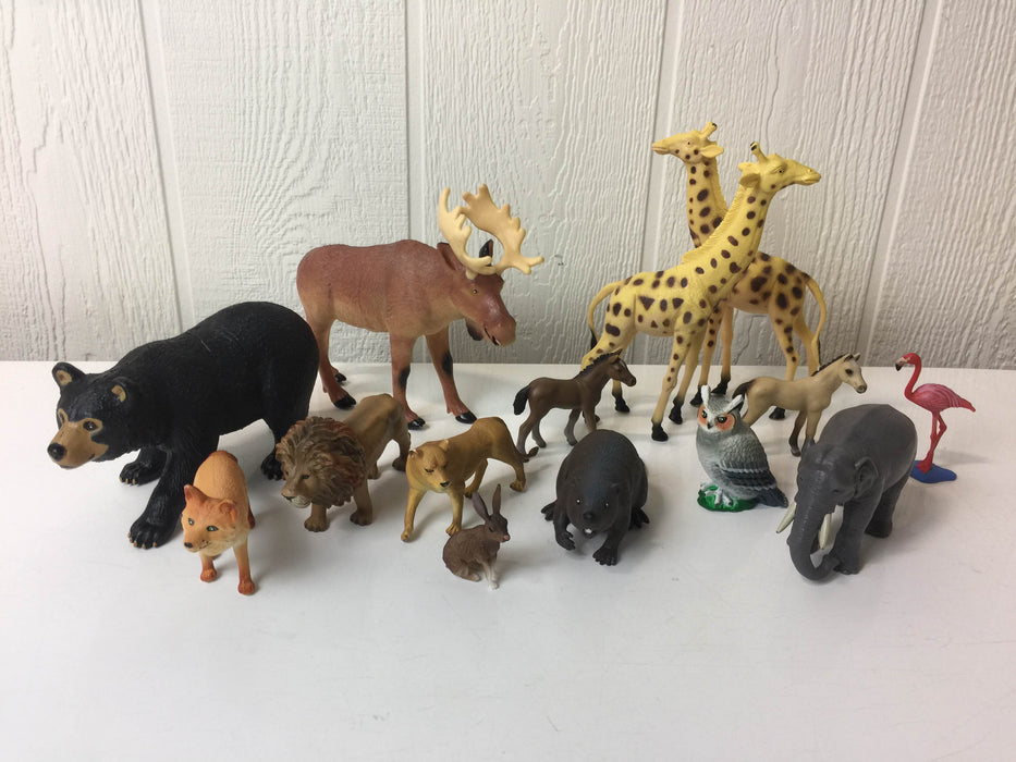 used BUNDLE Plastic Animals