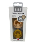 used Bibs 2-Pack Pacifiers, Size 1, Sunshine/Peach Sunset