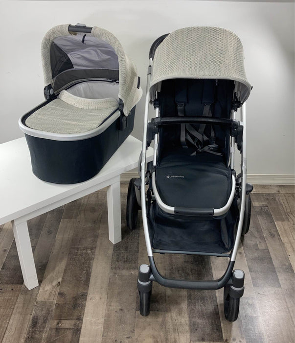 Shop UPPAbaby VISTA V2 Stroller, 2019, Sierra (Dune Knit) at Goodbuygears