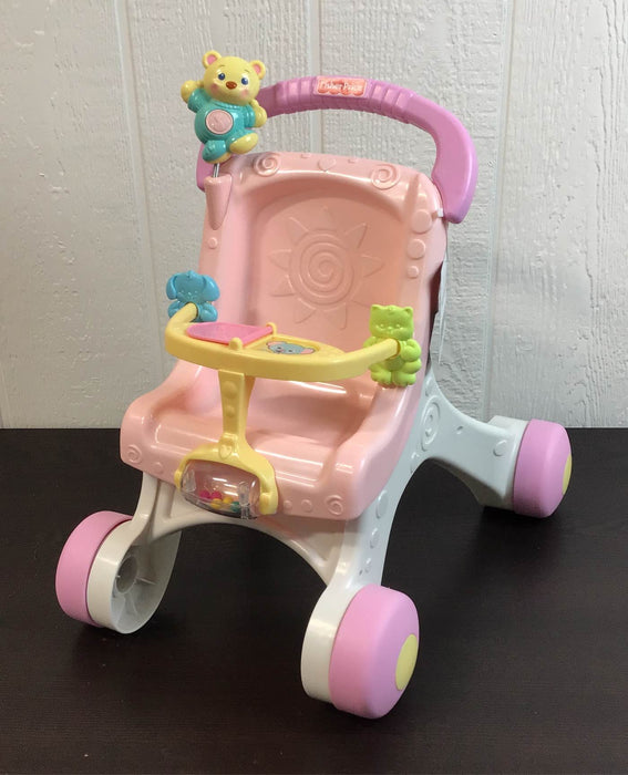 secondhand Fisher Price Brilliant Basics Stroll Along Walker