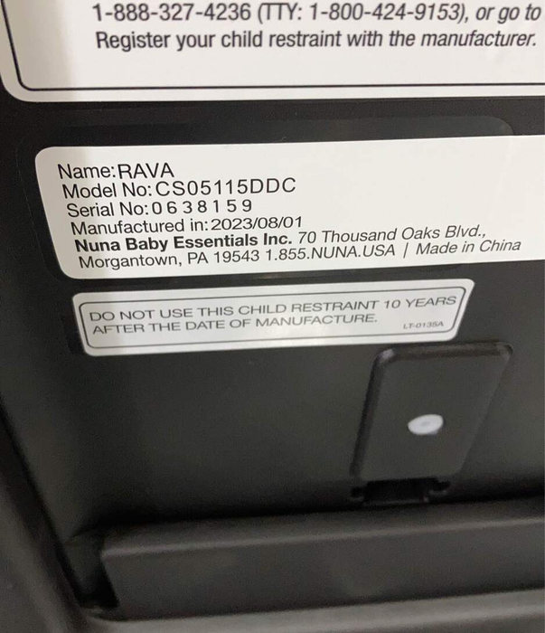 Shop Nuna RAVA Convertible Car Seat, 2023, Droplet Dot at Goodbuygears
