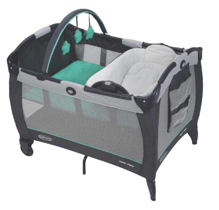 Graco Pack 'n Play Playard Reversible Seat & Changer, Basin