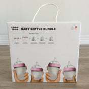 secondhand Comotomo Baby Bottle Bundle, In pink