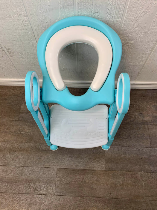 secondhand Bamny Kid Potty Training Toilet Chair with Step Stool Ladder