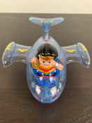 used Fisher Price Little People Wonder Woman with Invisible Jet