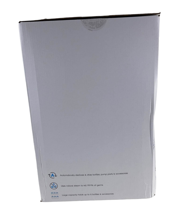 Shop Baby Brezza One Step Baby Bottle Sanitizer and Dryer (Steam Sterilizer), White on White at Goodbuygears