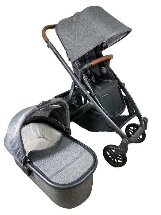Shop UPPAbaby VISTA V2 Stroller, 2022, Greyson (Charcoal Melange) at Goodbuygears