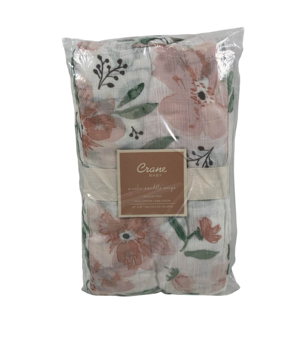 Shop Crane Baby Cotton Muslin Swaddle Set of 2, Parker at Goodbuygears