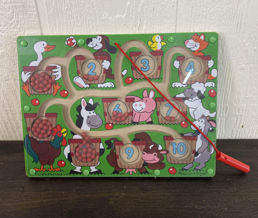 secondhand Melissa & Doug Magnetic Wand Number Maze