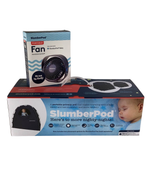 Shop SlumberPod 3.0 Sleep Canopy with Fan, Navy with Night Sky Accents at Goodbuygears