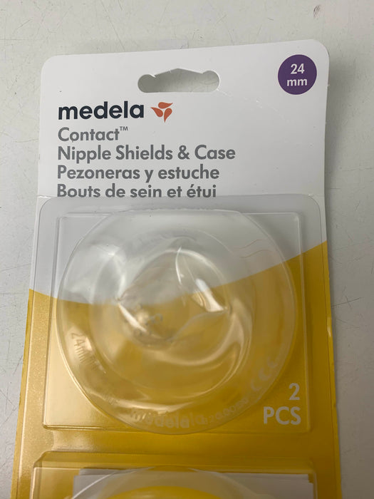 secondhand Medela Contact Nipple Shields and Case