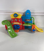 secondhand VTech Go! Go! Smart Wheels Mickey Mouse Silly Slides Fire Station