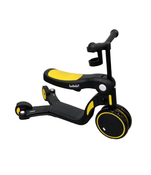 Shop Larktale Scoobi 5-in-1 Scooter, Clovelly (Yellow/Black) at Goodbuygears