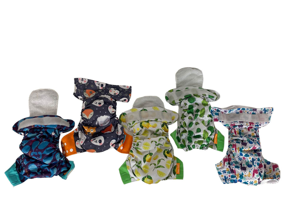 used BUNDLE Happy Flute Cloth Diapers