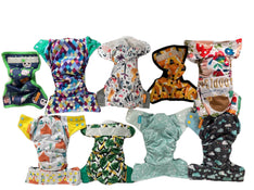 used BUNDLE Happy Flute Cloth Diapers