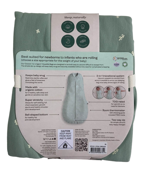 Shop ErgoPouch Cocoon Swaddle Bag, 1.0 TOG, 6-12M, Sage at Goodbuygears