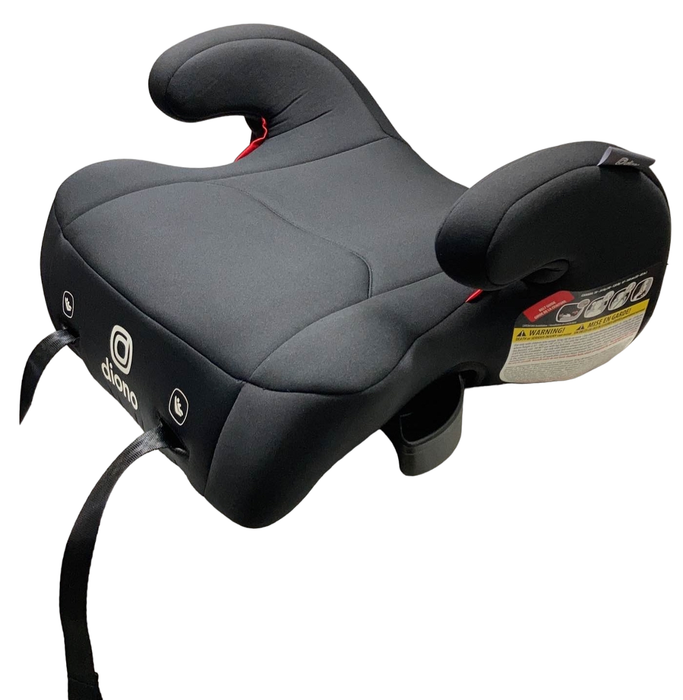 Shop Diono Solana 2 Backless Booster Seat, 2022, With LATCH, Black at Goodbuygears