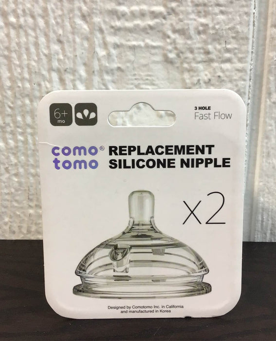 used Comotomo Replacement Fast Flow Nipples