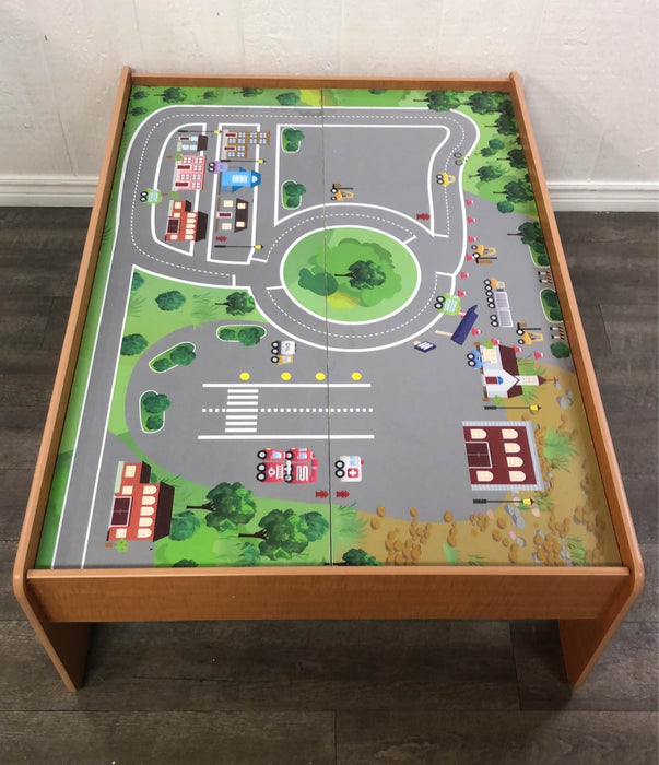 Shop Wooden Train Table at Goodbuygears