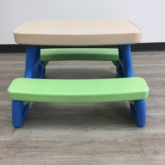 secondhand Little Tikes Easy Store Picnic Table