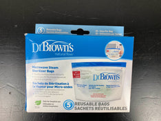 secondhand Dr. Brown's Microwave Steam Sterilizing Bags, 5 Pack