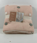 Shop Crane Baby Quilted Blanket, Parker Pom Pom Pink at Goodbuygears