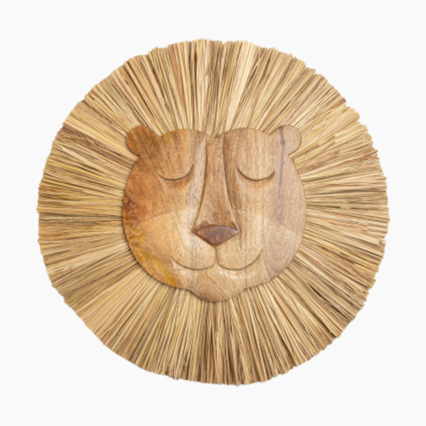 Shop Crane Baby Handcrafted Wood Wall Decor, Lion at Goodbuygears