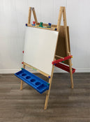 secondhand Melissa & Doug Deluxe Standing Wooden Art Easel