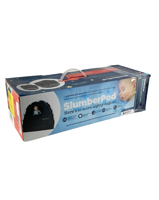 Shop SlumberPod 3.0 Sleep Canopy with Fan, Black with Gray Accents at Goodbuygears