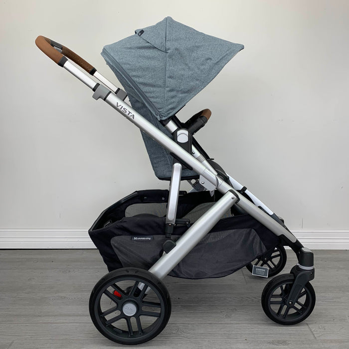 Shop UPPAbaby VISTA V2 Stroller, Gregory (Blue Melange) at Goodbuygears
