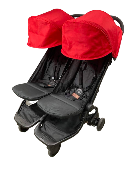 Shop Mountain Buggy Nano Duo Stroller, 2021, Ruby at Goodbuygears